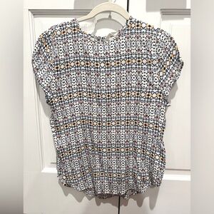 Boho short sleeve blouse Vintage H&M